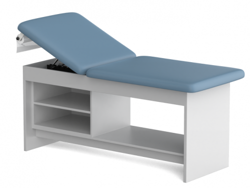 Panel Leg Treatment Table with Shelving